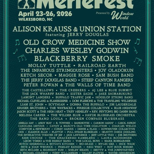 MerleFest Unveils Full 2026 Lineup Featuring Alison Krauss & Union Station
