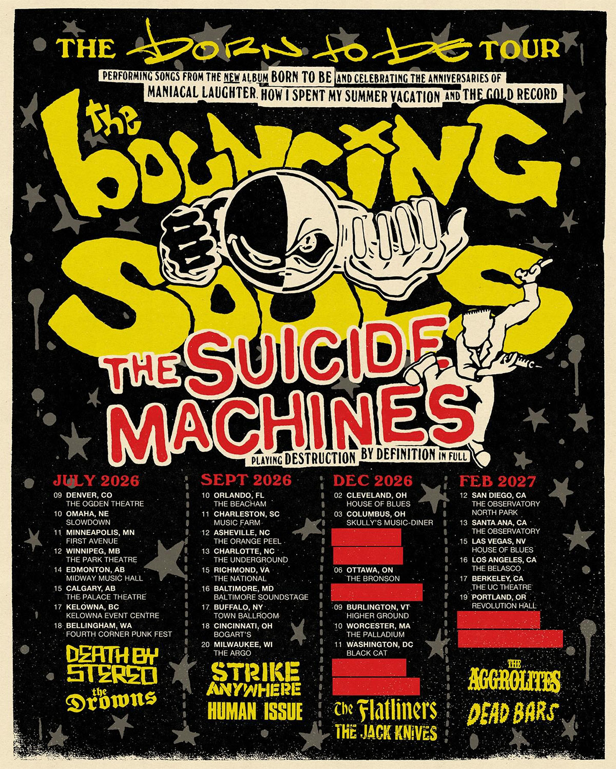 The Bouncing Souls announce New Album and “Born To Be Tour” with