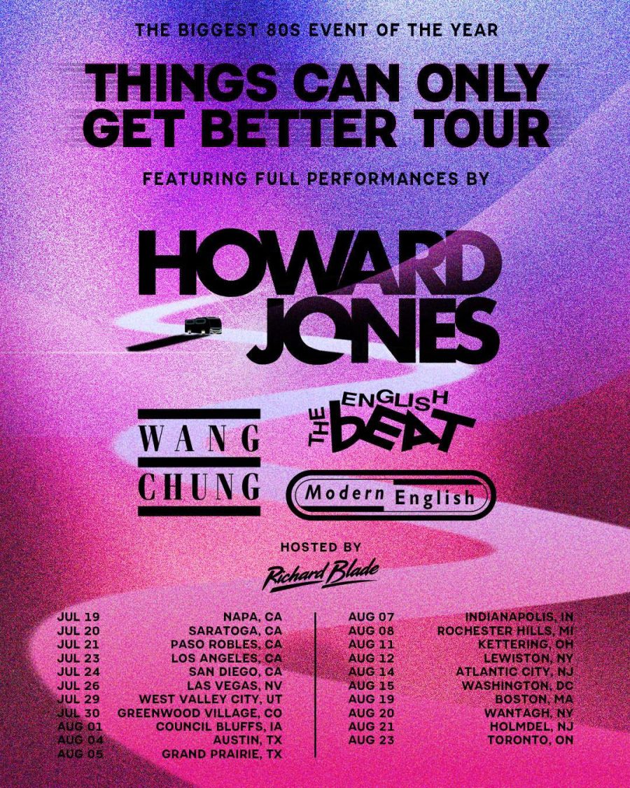 Howard Jones Announces Epic '80s “Things Can Only Get Better Tour”