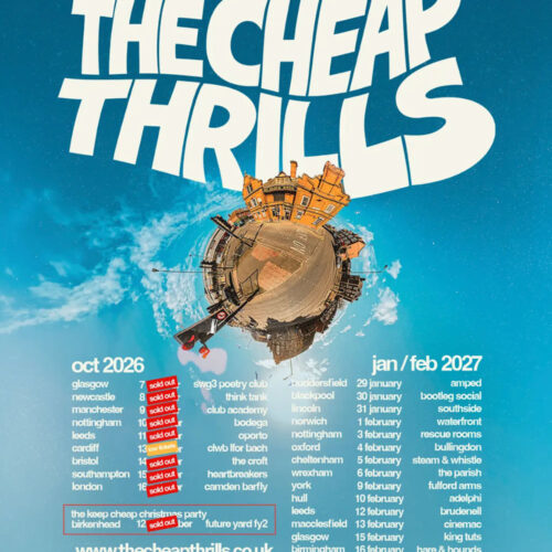 The Cheap Thrills Announce 2027 Headline Tour